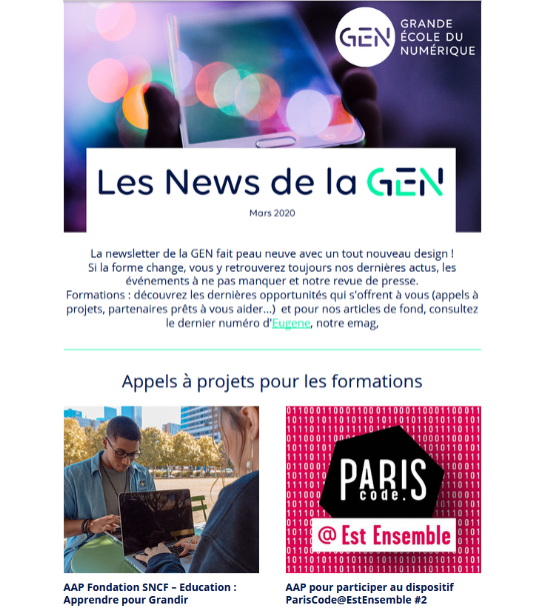 Les news de la GEN