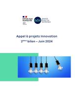 Deuxième rapport bilan de l'appel à projets 2024